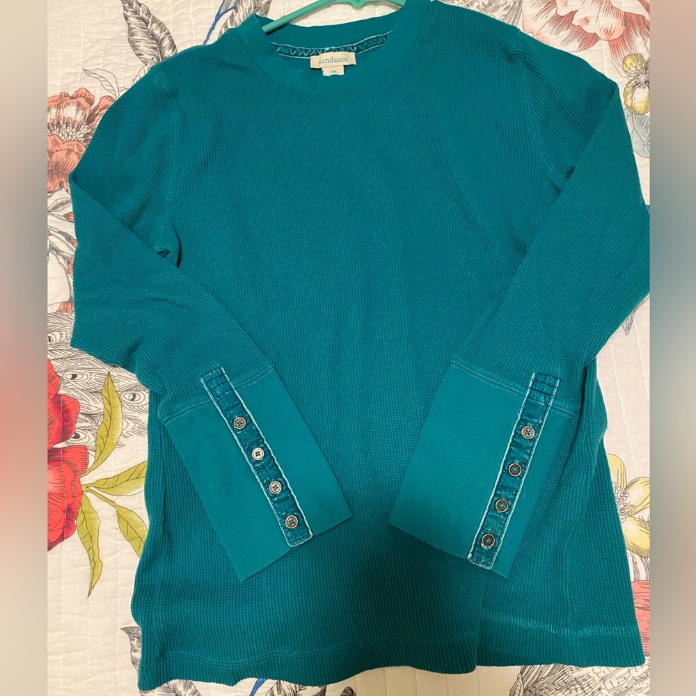 Sundance Teal Thermal Tee  MP